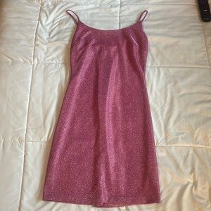sparkle pink dress